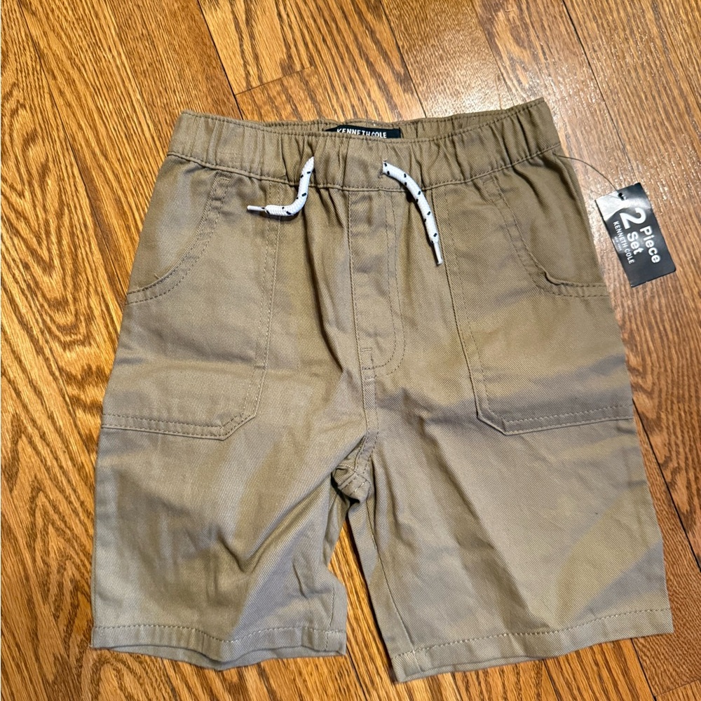 Kenneth Cole Tan Relaxed Fit Summer Shorts
